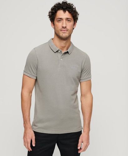 Men's Destroyed Polo Shirt / Dove Grey - Size: XL - Superdry - Modalova