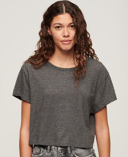 Damen Lässiges, Kurzes T-Shirt - Größe: 38 - Superdry - Modalova