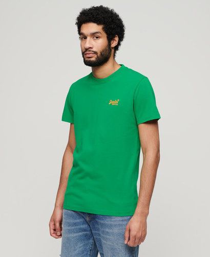 Men's Organic Cotton Essential Logo T-Shirt / Drop Kick - Size: L - Superdry - Modalova