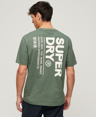 Men's Locker Geschnittenes Utility Sport T-Shirt mit Logo - Größe: M - Superdry - Modalova
