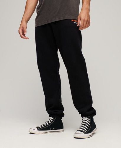 Men's Sportswear Logo Tapered Joggers Black - Size: Xxl - Superdry - Modalova