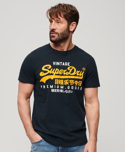 Men's Vintage Logo Duo T-Shirt / Eclipse - Size: L - Superdry - Modalova