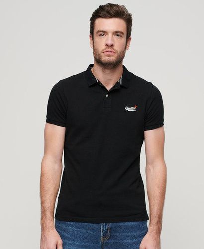 Men's Klassisches Polohemd aus Pikee - Größe: L - Superdry - Modalova