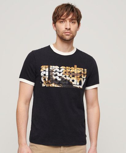 Men's Photographic Logo T Shirt - Size: XL - Superdry - Modalova