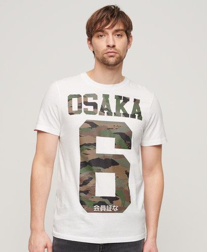Men's Mens Classic Osaka 6 Camo Standard T-Shirt, , Size: S - Superdry - Modalova