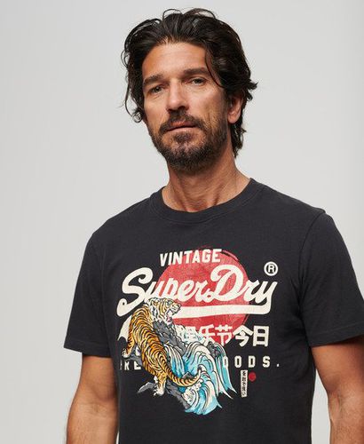 Men's T-Shirt mit Tokyo-Grafik - Größe: M - Superdry - Modalova