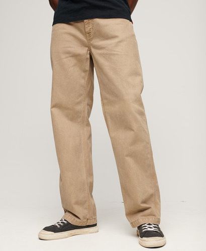 Men's Five Pocket Work Pants / Canyon Sand Brown - Size: 34/32 - Superdry - Modalova