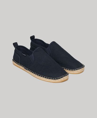 Men's Canvas Espadrille Shoes Navy / Richest Navy - Size: 10 - Superdry - Modalova