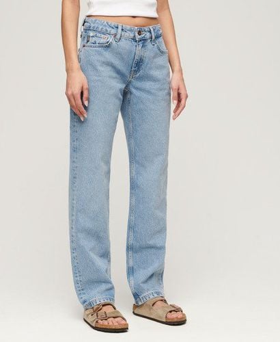 Damen Jeans mit Geradem Bein und Mittlerer Leibhöhe - Größe: 26/32 - Superdry - Modalova