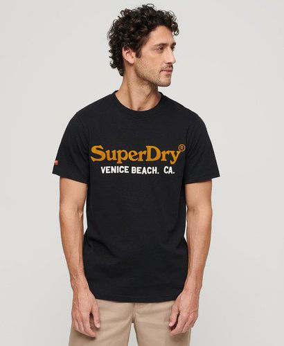 Herren Venue Duo Logo-T-Shirt - Größe: M - Superdry - Modalova