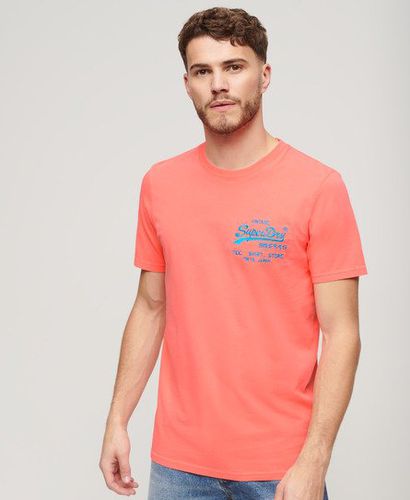 Men's Neon Vintage Logo T-Shirt / Neon - Size: L - Superdry - Modalova