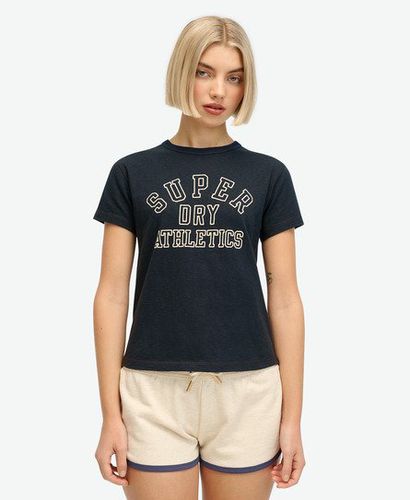 Damen Figurbetontes Athletic Essentials T-Shirt mit Grafik - Größe: 44 - Superdry - Modalova