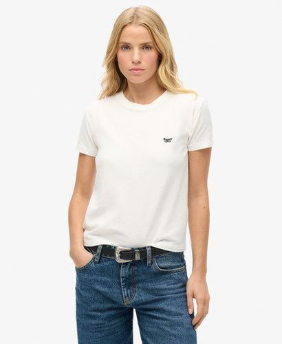 Women's Essential Logo 90s T-Shirt White / Off White - Size: 8 - Superdry - Modalova