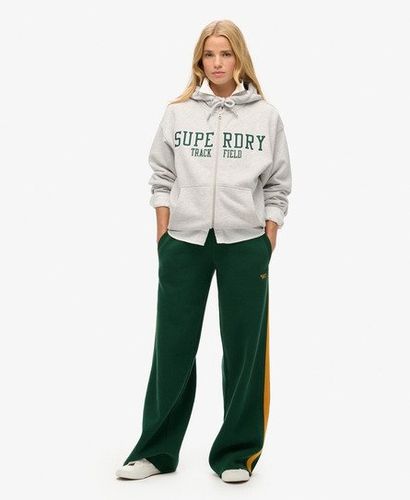 Women's Essential Logo Straight Joggers Green / Enamel Green - Size: 10 - Superdry - Modalova