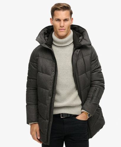 Herren Wattierter City Mantel mit Chevron-design - Größe: Xxl - Superdry - Modalova