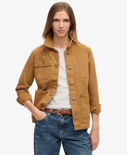 Damen Canvas Chore Jacke - Größe: 40 - Superdry - Modalova