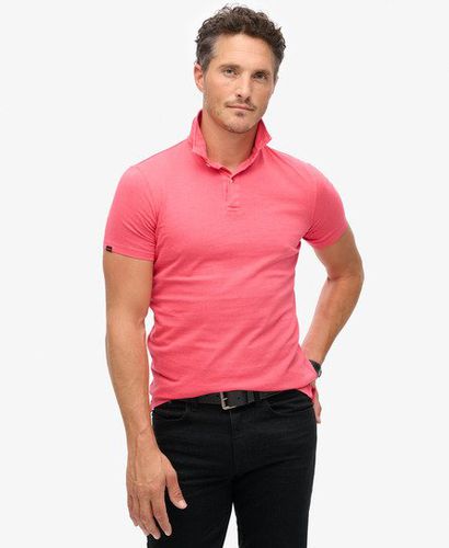 Men's Jersey Polo Shirt Red / Teaberry Red - Size: M - Superdry - Modalova