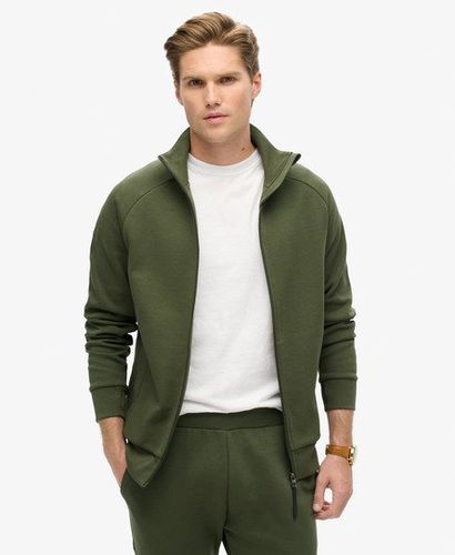 Men's Tech Loose Track Top Green / Dark Moss Green - Size: M - Superdry - Modalova