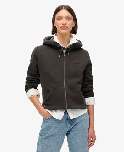 Damen Essential Kapuzenjacke mit Logo - Größe: 36 - Superdry - Modalova