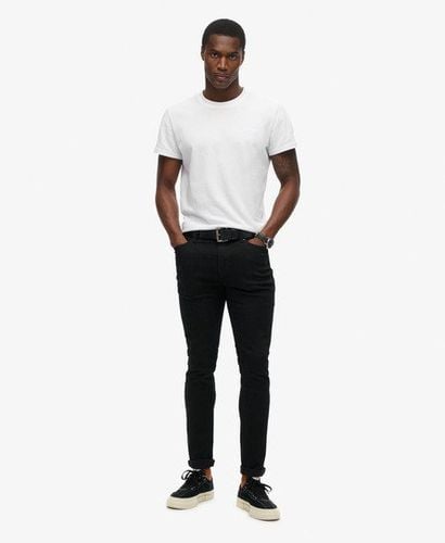 Men's Vintage Skinny Jeans Black / Venom Washed Black - Size: 33/34 - Superdry - Modalova