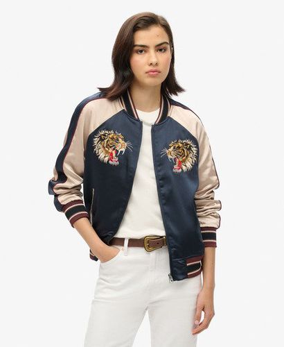 Women's Damen und Vintage Suikajan Jacke Bestickte, Größe: 36 - Größe: 36 - Superdry - Modalova