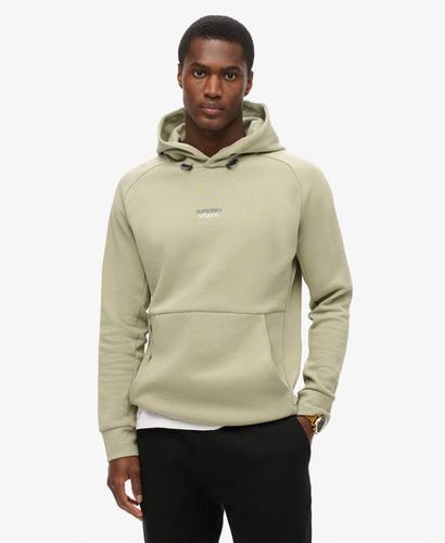 Herren Locker Geschnittenes Sport Tech Hoodie mit Logo, Größe: M - Superdry - Modalova