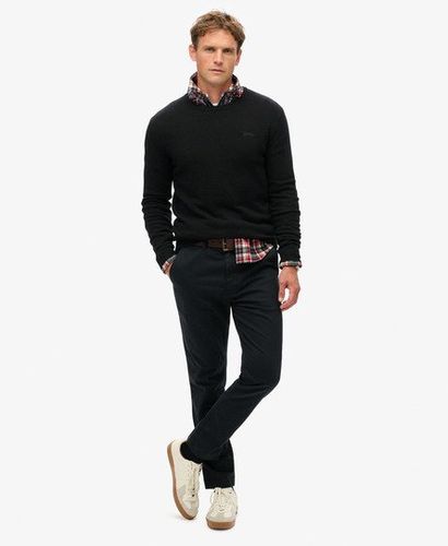 Men's International Chino Pants Black / Washed Black - Size: 32/34 - Superdry - Modalova