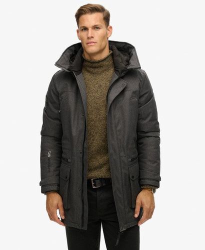 Herren Wattierter City Tweed Parka - Größe: M - Superdry - Modalova