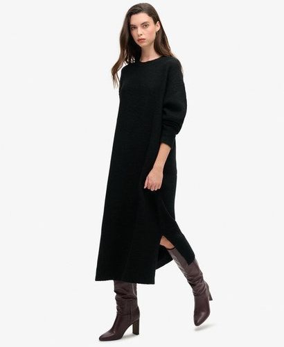 Damen Lässiges Midi-pulloverkleid - Größe: 44 - Superdry - Modalova