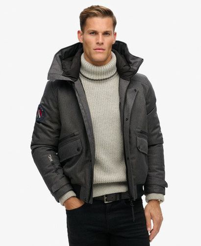 Herren Wattierte City Tweed-Bomberjacke - Größe: Xxl - Superdry - Modalova