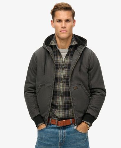 Herren Vintage Workwear Bomberjacke mit Kapuze - Größe: Xxxl - Superdry - Modalova