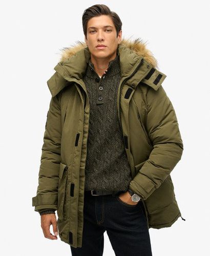 Men's Xpd Everest Parka Khaki / Washed Khaki - Size: L - Superdry - Modalova