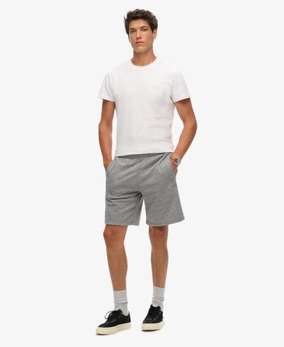 Men's Essential Logo Jersey Shorts Grey / Dark Grey Fleck Marl - Size: S - Superdry - Modalova