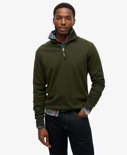 Herren Utility Henley Sweatshirt mit Logo - Größe: L - Superdry - Modalova