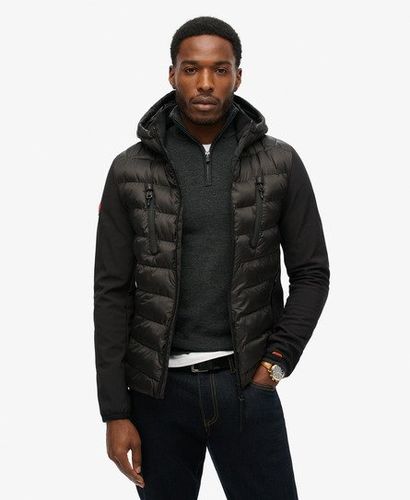 Men's Hooded Storm Softshell Jacket Black - Size: L - Superdry - Modalova