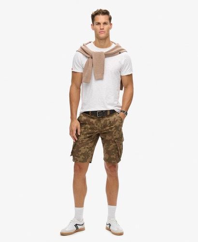 Men's Core Cargo Shorts Brown / American Woodland Camo - Size: 32 - Superdry - Modalova