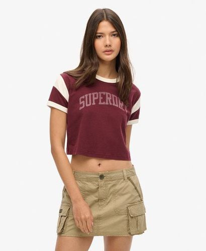 Women's Utility Parachute Skirt Brown / Stone Wash Taupe Brown - Size: 8 - Superdry - Modalova