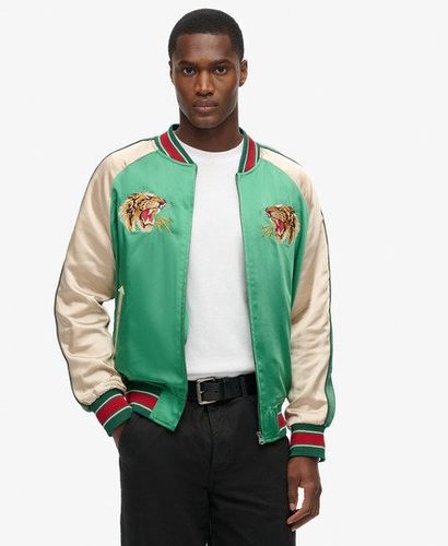 Herren Bestickte Sukajan Bomberjacke - Größe: XL - Superdry - Modalova
