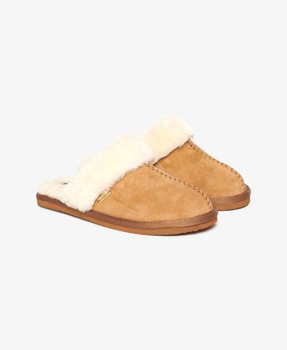 Women's Suede Mule Slippers Brown / Tan - Size: 3-4 - Superdry - Modalova