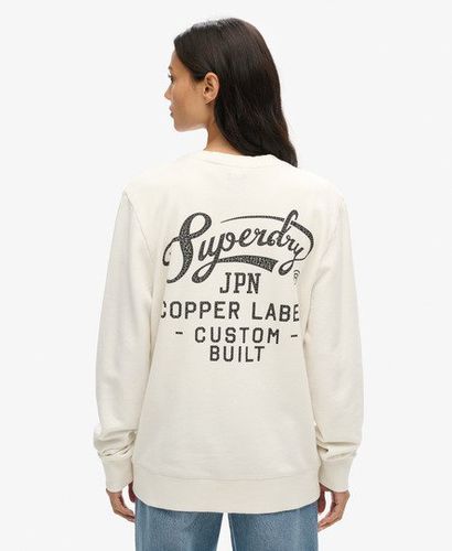 Damen OverGröße Copper Label Sweatshirt mit Rundhalsausschnitt - Größe: XL - Superdry - Modalova