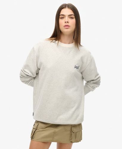 Damen OverGrößed Essential Logo Sweatshirt mit Rundhalsausschnitt - Größe: Xxl - Superdry - Modalova
