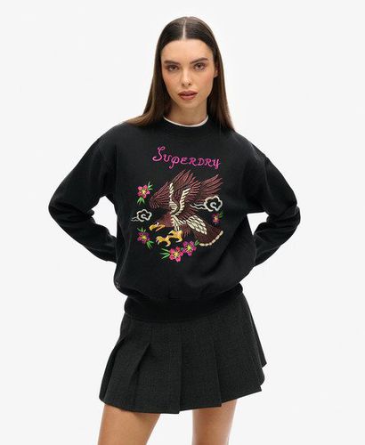 Women's Lässiges Suika Sweatshirt mit Stickerei - Größe: 40 - Superdry - Modalova