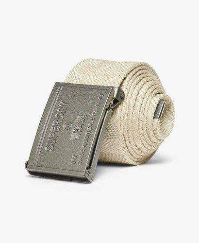 Women's Webbing Belt Beige / Pelican Beige - Size: 1SIZE - Superdry - Modalova