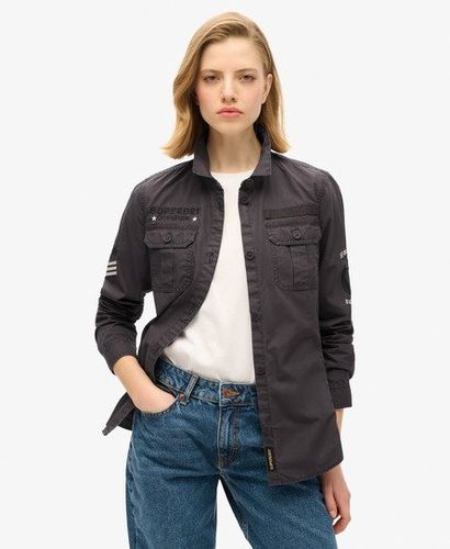Damen Hemd im Militär-stil - Größe: 42 - Superdry - Modalova