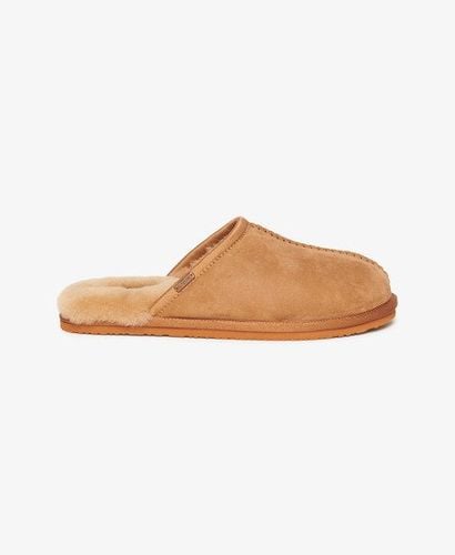 Men's Classic Suede Mule Slippers, Tan Brown, Size: 10-11 - Superdry - Modalova