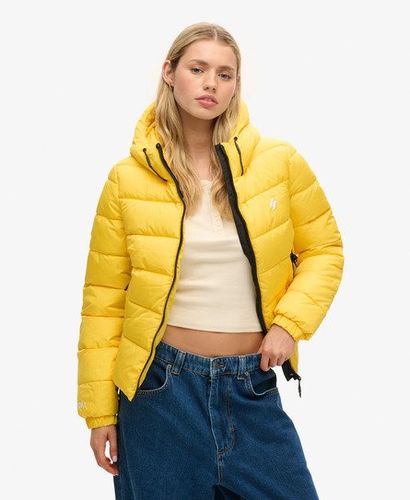 Damen Spirit Sports Steppjacke mit Kapuze - Größe: 40 - Superdry - Modalova