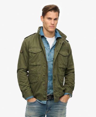 Men's Rookie Field Jacket Khaki / Army Khaki Green - Size: M - Superdry - Modalova