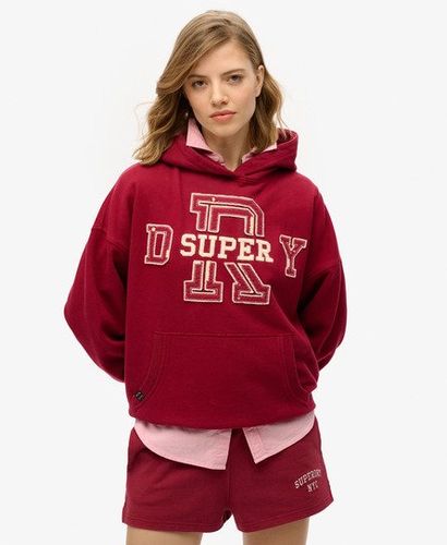 Damen Lässiges Athletic Essentials Hoodie mit Applikation - Größe: 44 - Superdry - Modalova