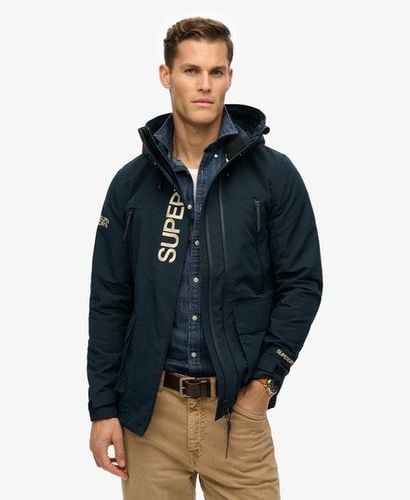 Men's Hooded Ultimate Embroidered Windbreaker Navy / Eclipse Navy - Size: S - Superdry - Modalova