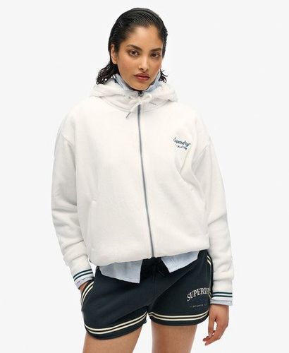 Damen Country Club Velours-kapuzenjacke - Größe: 36 - Superdry - Modalova